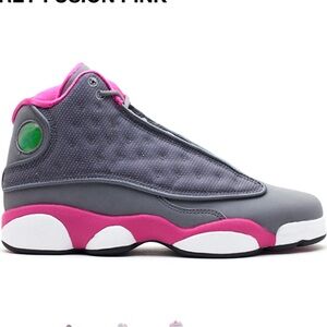 JORDAN 13 RETRO GS 'COOL /GREY FUSION PINK Sz 7Y